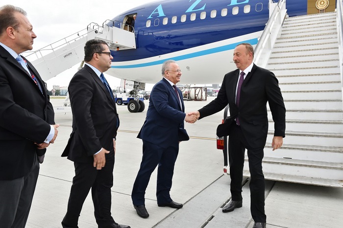 Ilham Aliyev in Polen